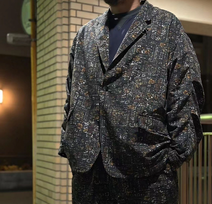 Japanese Cityboy Oversized Unisex Suit Blazer – Relaxed Casual Streetwear Jacket – Japanese vintage | yamalin clothes | Yamalinclothes