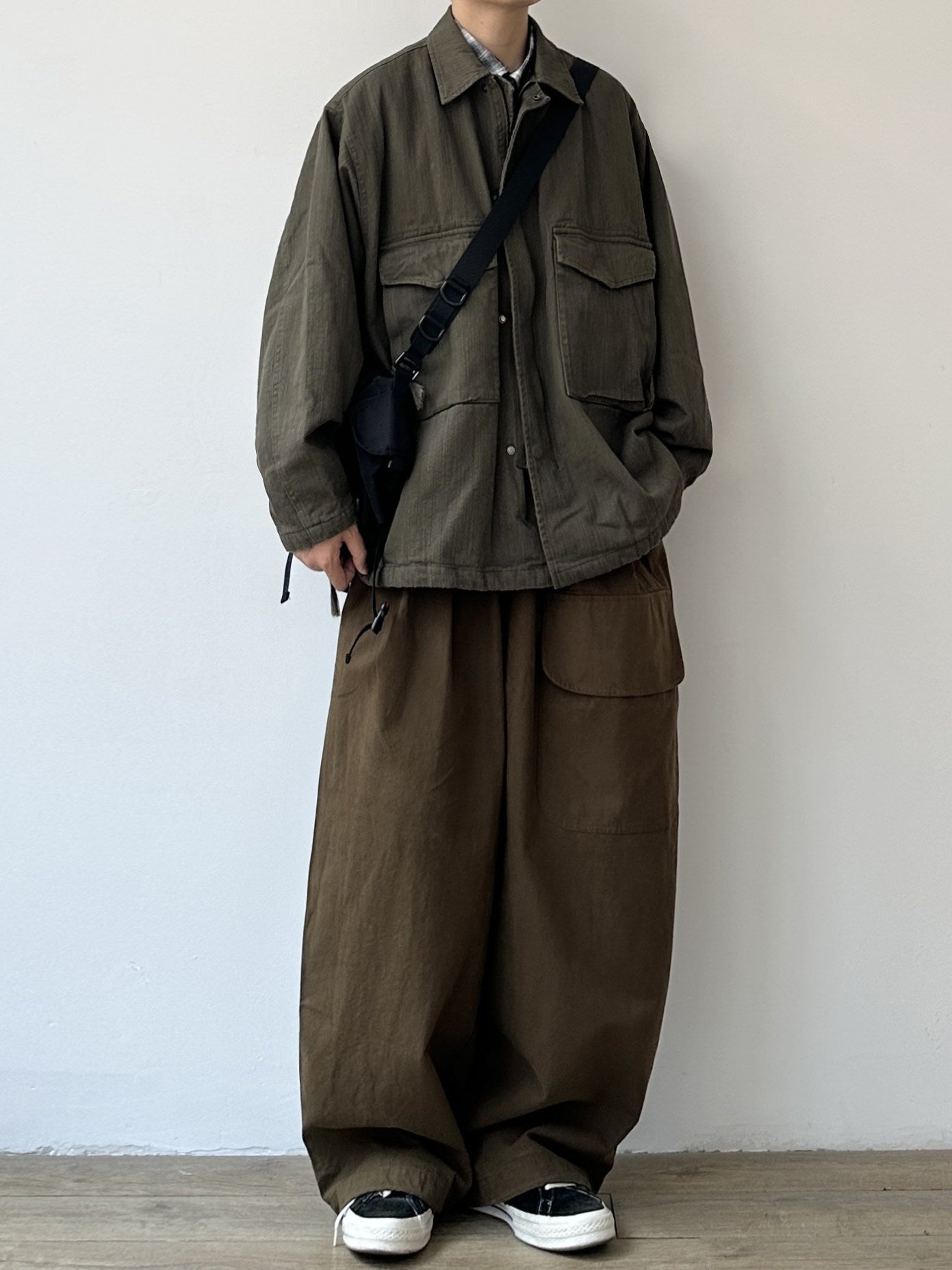Japanese Vintage Cargo Lapel Jacket – Loose Unisex Spring Autumn – Japanese vintage | yamalin clothes | Yamalinclothes