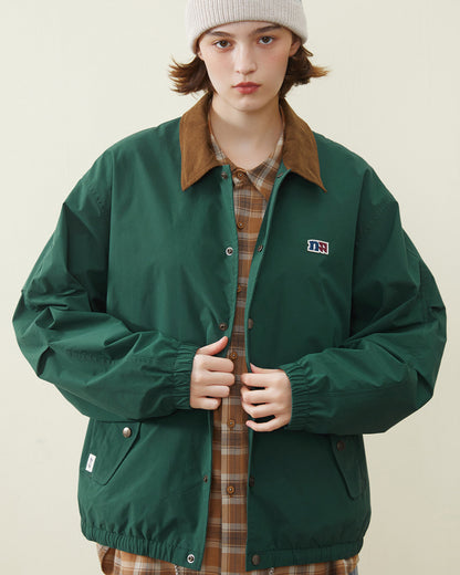 Retro Corduroy Hunting Coach Jacket – Loose Fit Rugged Outdoor Streetwear