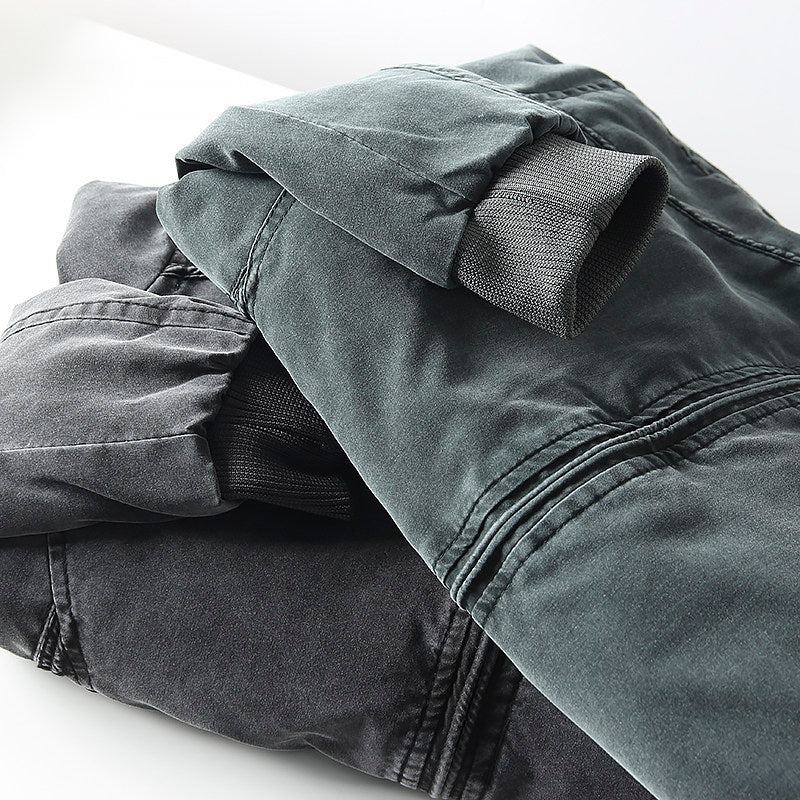 Quilted Stand-Collar Cotton Jacket – Light Warm Oversized Unisex – Japanese vintage | fall outfits 2026 | fall winter outfits | classy winter outfits | lazy comfy outfits | japanese streetwear | vintage workwear | yamalin clothes | Yamalinclothes