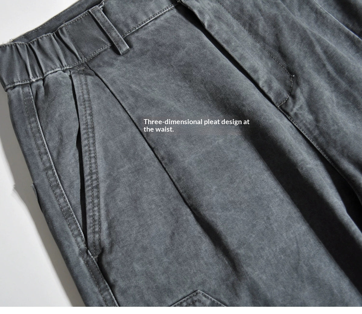 Wide-Leg Cargo Pants – American Vintage Japanese Mountain Loose Unisex