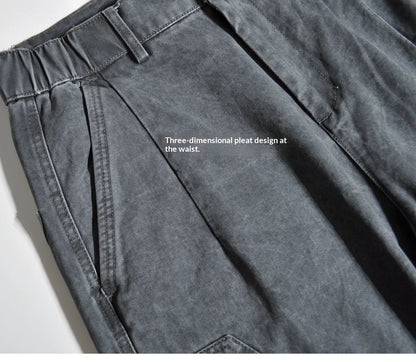 Wide-Leg Cargo Pants – American Vintage Japanese Mountain Loose Unisex