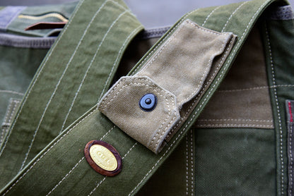 صناعة ثقيلة، قماش سميك، وصلات قماش بايجيا، حقيبة كتف واحدة، حقيبة كروس، حقيبة بائع جرائد، حقيبة كاجوال للرجال والنساء 8700