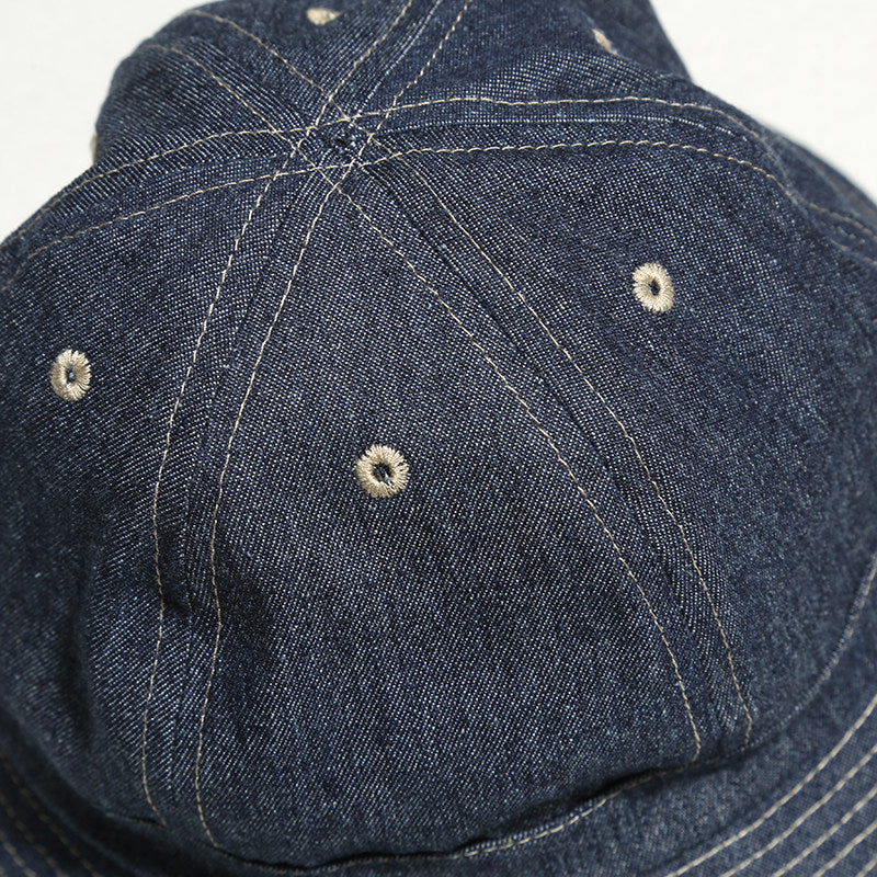 Retro Denim Bucket Hat – Japanese Vintage Unisex