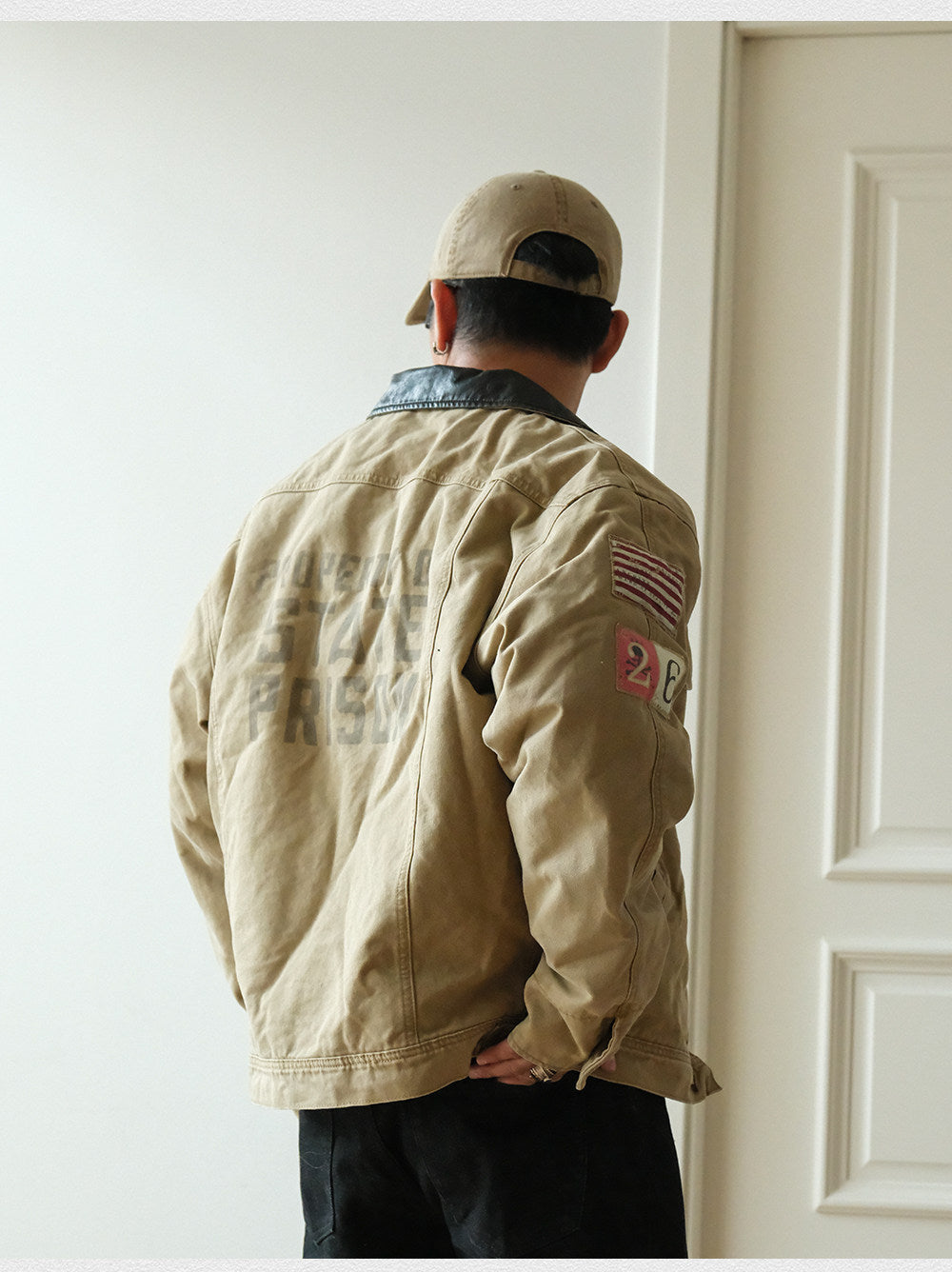 Cotton Lapel Workwear Jacket – Vintage Loose Fit – Coats Jackets | japanese streetwear | vintage workwear | unisex | Yamalinclothes