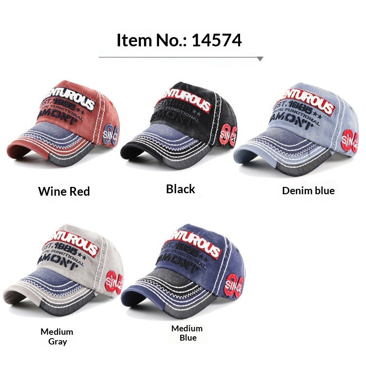 Yangguan Denim Baseball Cap - Pure Cotton Vintage Duckbill Hat (Unisex) – cap | japanese streetwear | vintage workwear | unisex | Yamalinclothes