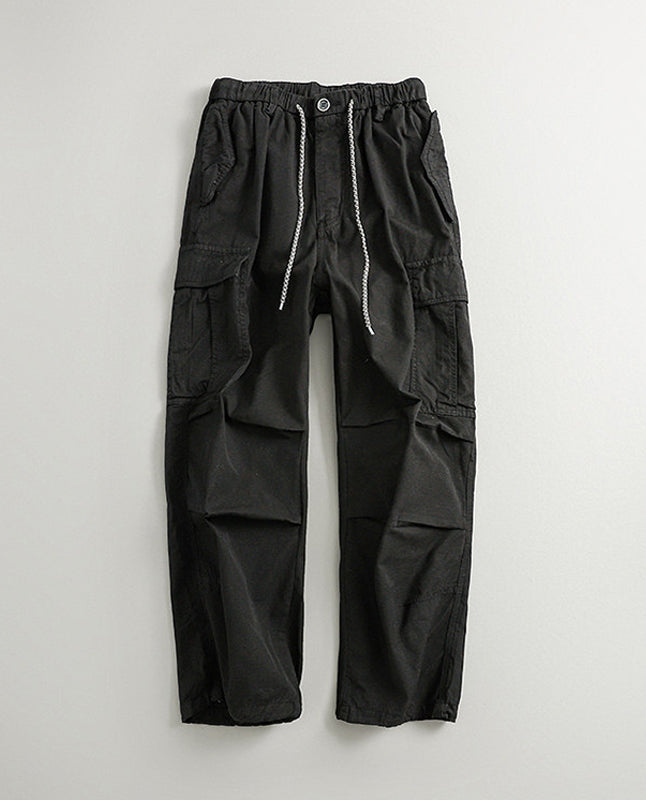Camo Multi-Pocket Loose Straight Cargo Pants – Japanese Vintage Unisex – Pants | japanese streetwear | vintage workwear | unisex | Yamalinclothes
