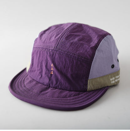 Quick-Dry Color-Block Short Brim Cap – Letter Print Sporty Unisex – cap | japanese streetwear | vintage workwear | unisex | Yamalinclothes