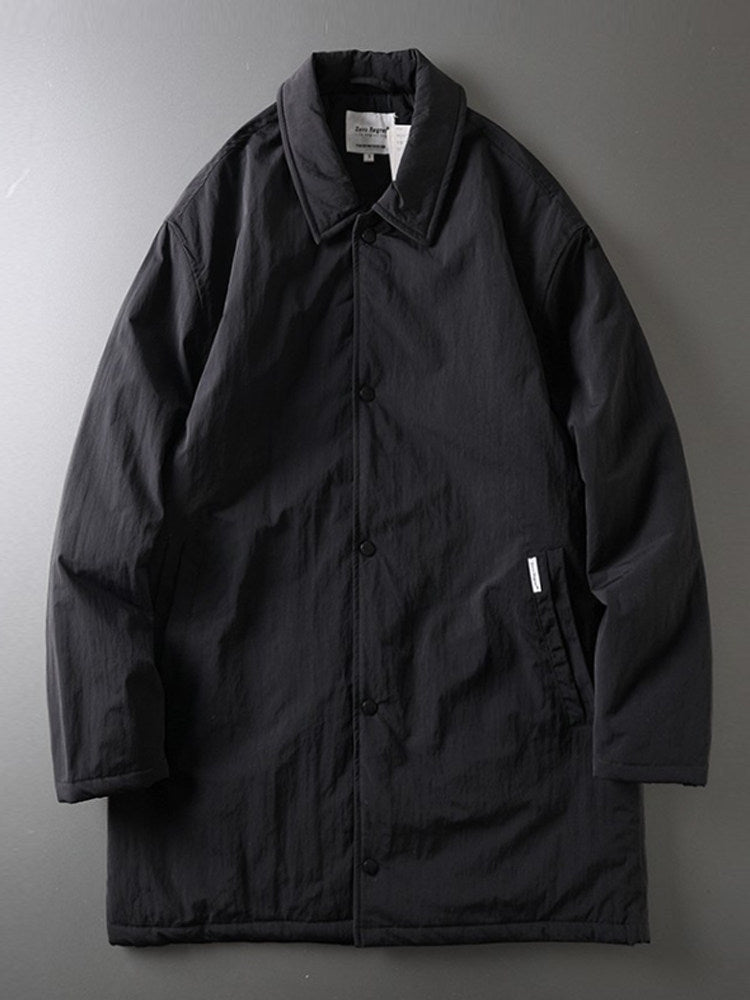 Japanese Retro Mid-Length Padded Coat – Oversized Unisex – Japanese vintage | fall outfits 2026 | fall winter outfits | classy winter outfits | lazy comfy outfits | japanese streetwear | vintage workwear | yamalin clothes | Yamalinclothes
