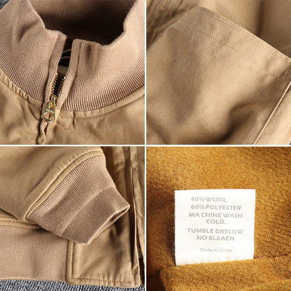 Men's Korean High-End Retro Patchwork Down Jacket - 90% Duck Down Shirt-Style Lightweight Winter Coat