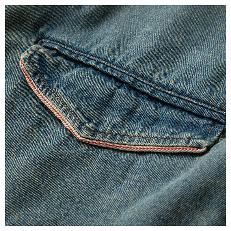 Japanese Retro Washed Distressed Denim Blazer - Loose Casual Jacket 2025 (Men)