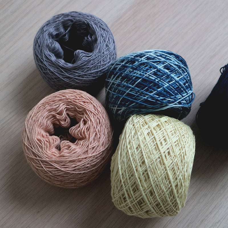 Plant Dyed Pure Cotton Embroidery Thread Handmade Tie-Dye Multicolor Patchwork Seed Bead Braided Bracelet