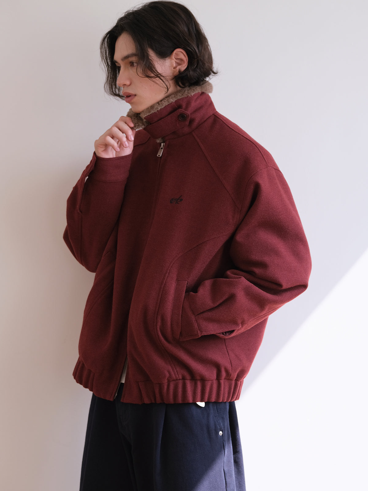 Coke Life Carpem Short Winter Cotton Jacket - Retro Fur Collar Thickened Warm Fashionable Coat