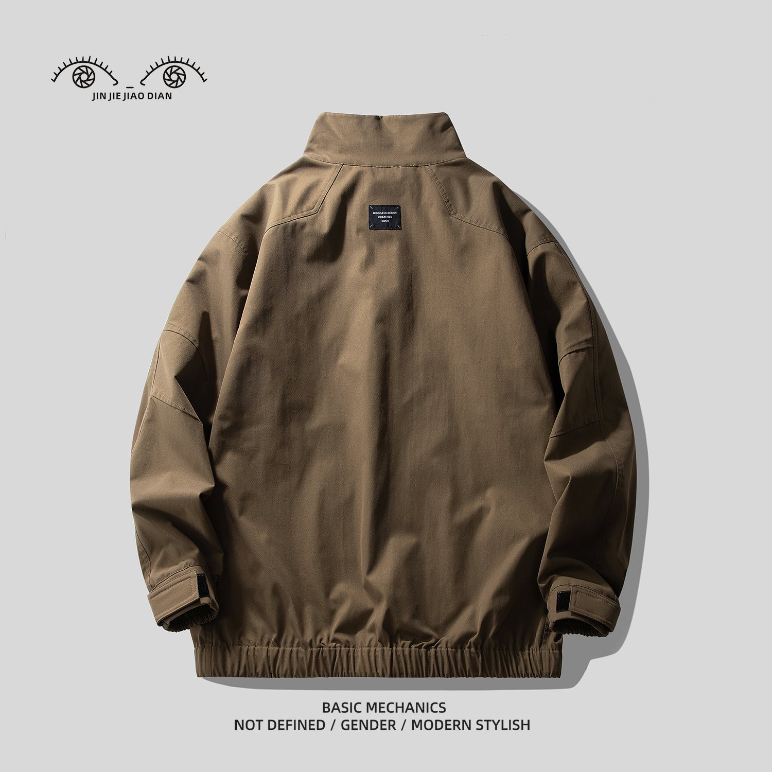 Mountain-Style Vintage Coffee-Brown Workwear Jacket – Casual Cotton Coat (Unisex)