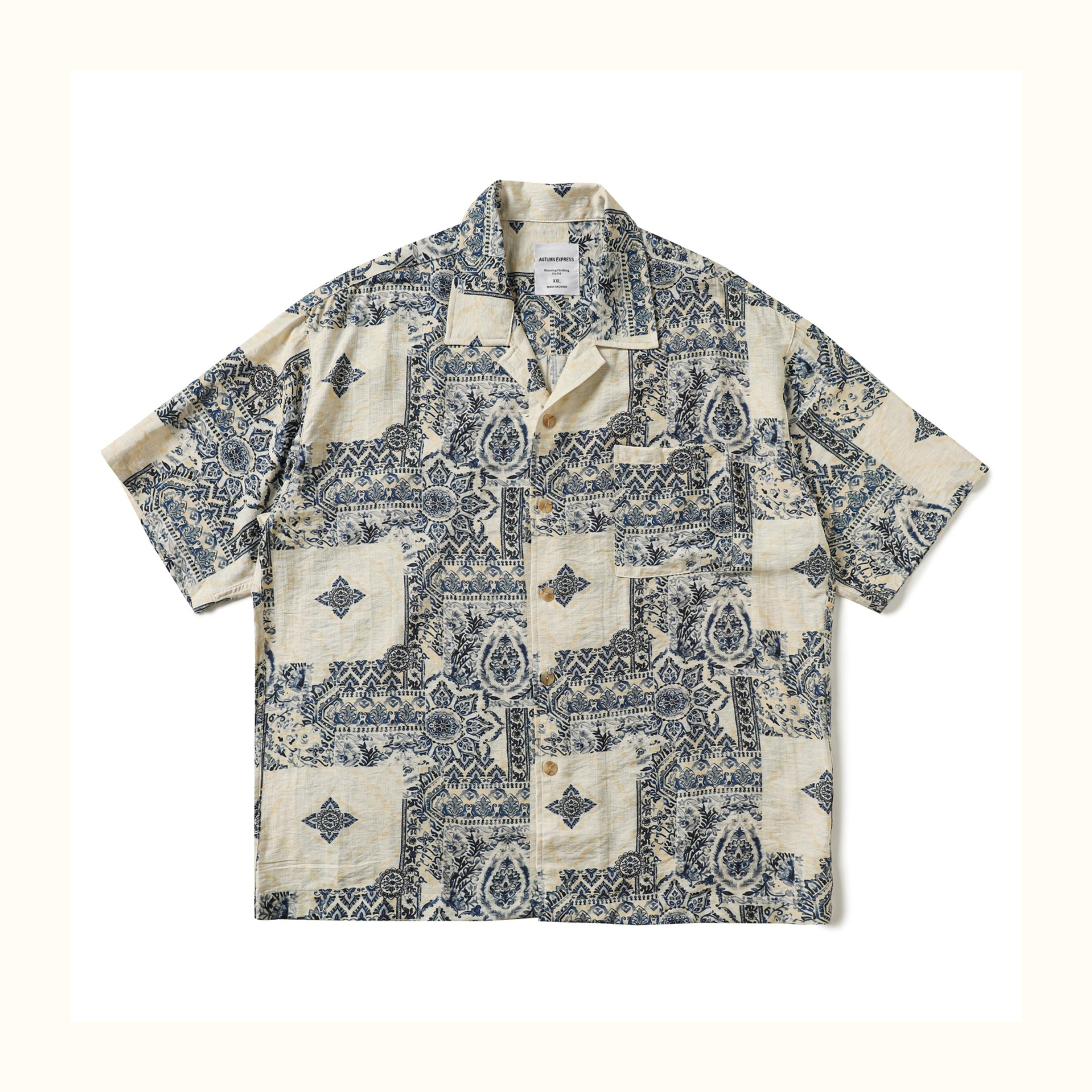 Original Design Retro Hawaiian Resort Shirt for Men – Casual Vacation Vibes