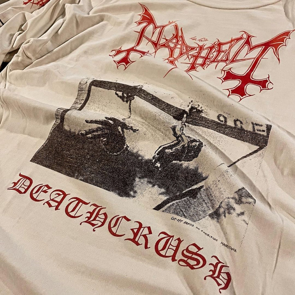 Mayhem Metal Band Deathcrush Album Cover Versatile European and American Style Long Sleeve T-Shirt