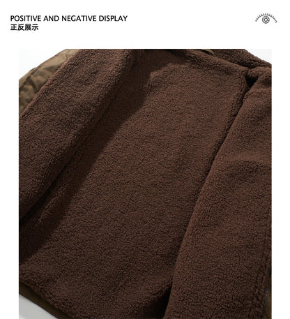 Detroit Heavyweight Lamb-Wool Workwear Jacket – Insulated Cotton Coat (Unisex)