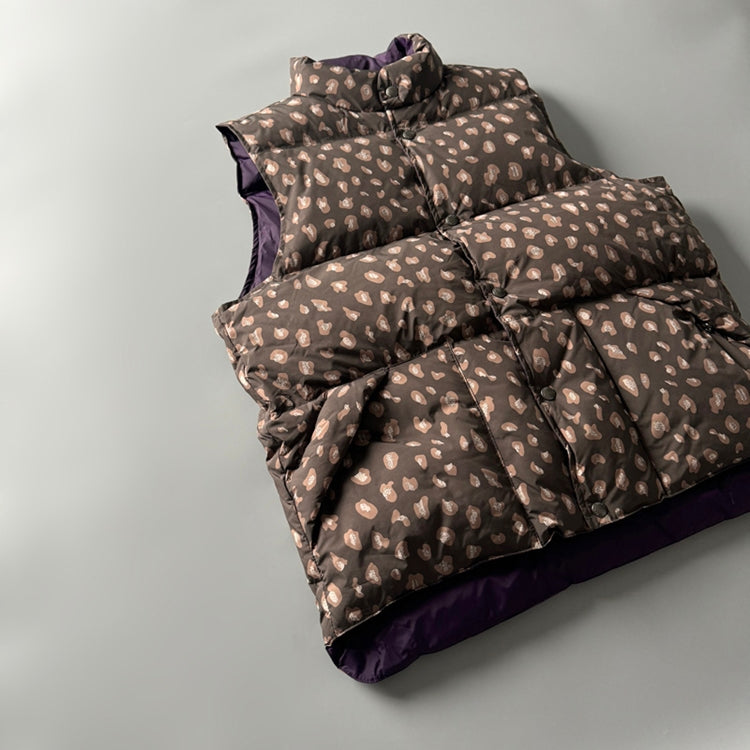 Men's Reversible 90% White Duck Down Camouflage Vest