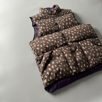 Men's Reversible 90% White Duck Down Camouflage Vest