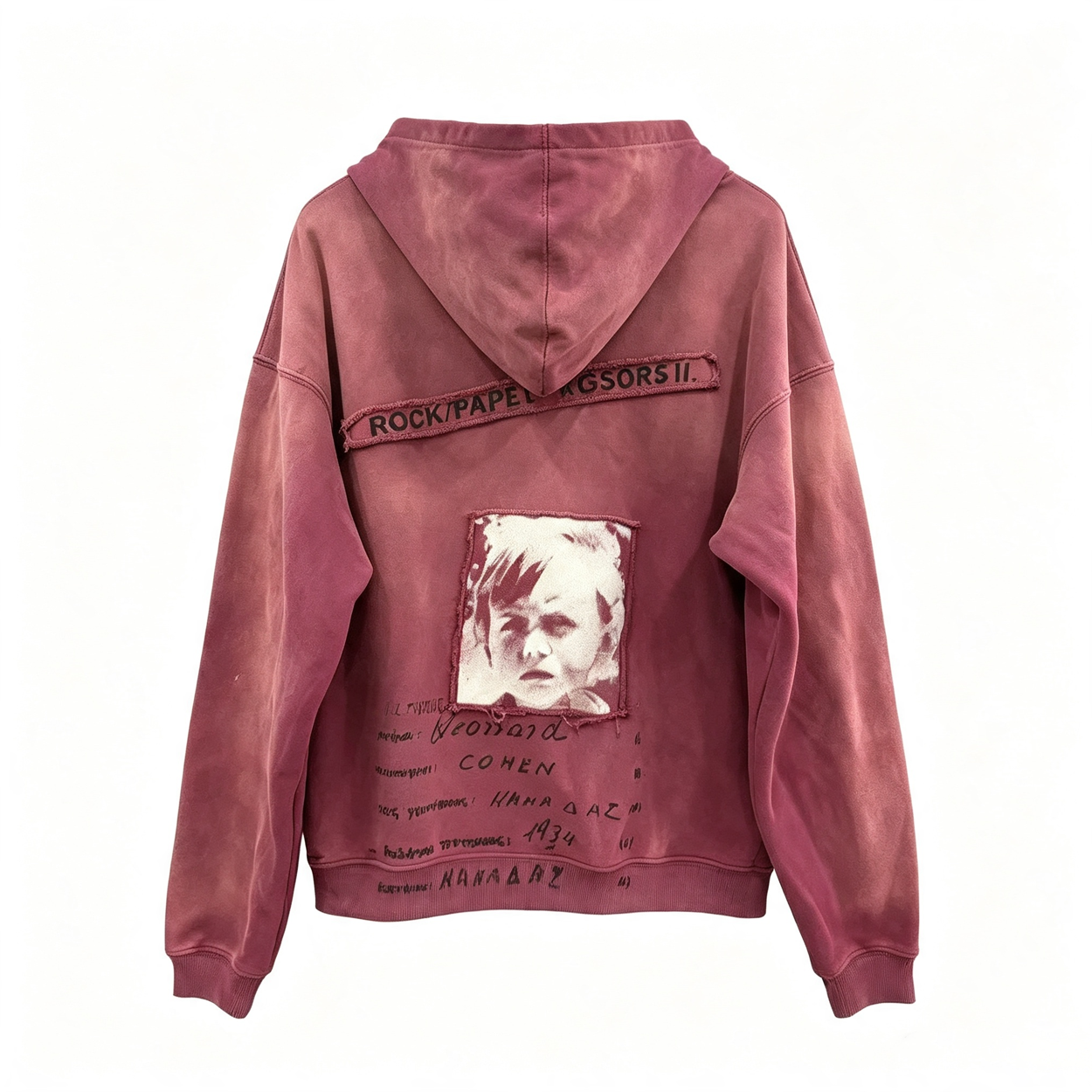 Washed Distressed Zip-Up Hoodie – Men's Oversized Casual Sweatshirt Jacket