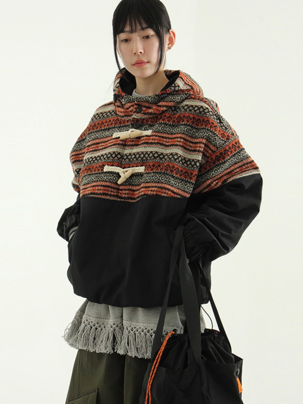 Nordic Toggle Button Hooded Anorak - 25AW Winter Jacket (Unisex)