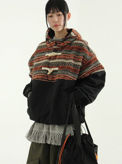 Nordic Toggle Button Hooded Anorak - 25AW Winter Jacket (Unisex)