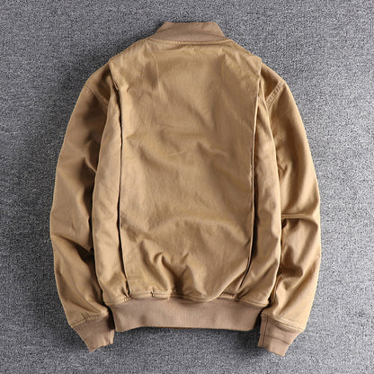 Men's Korean High-End Retro Patchwork Down Jacket - 90% Duck Down Shirt-Style Lightweight Winter Coat