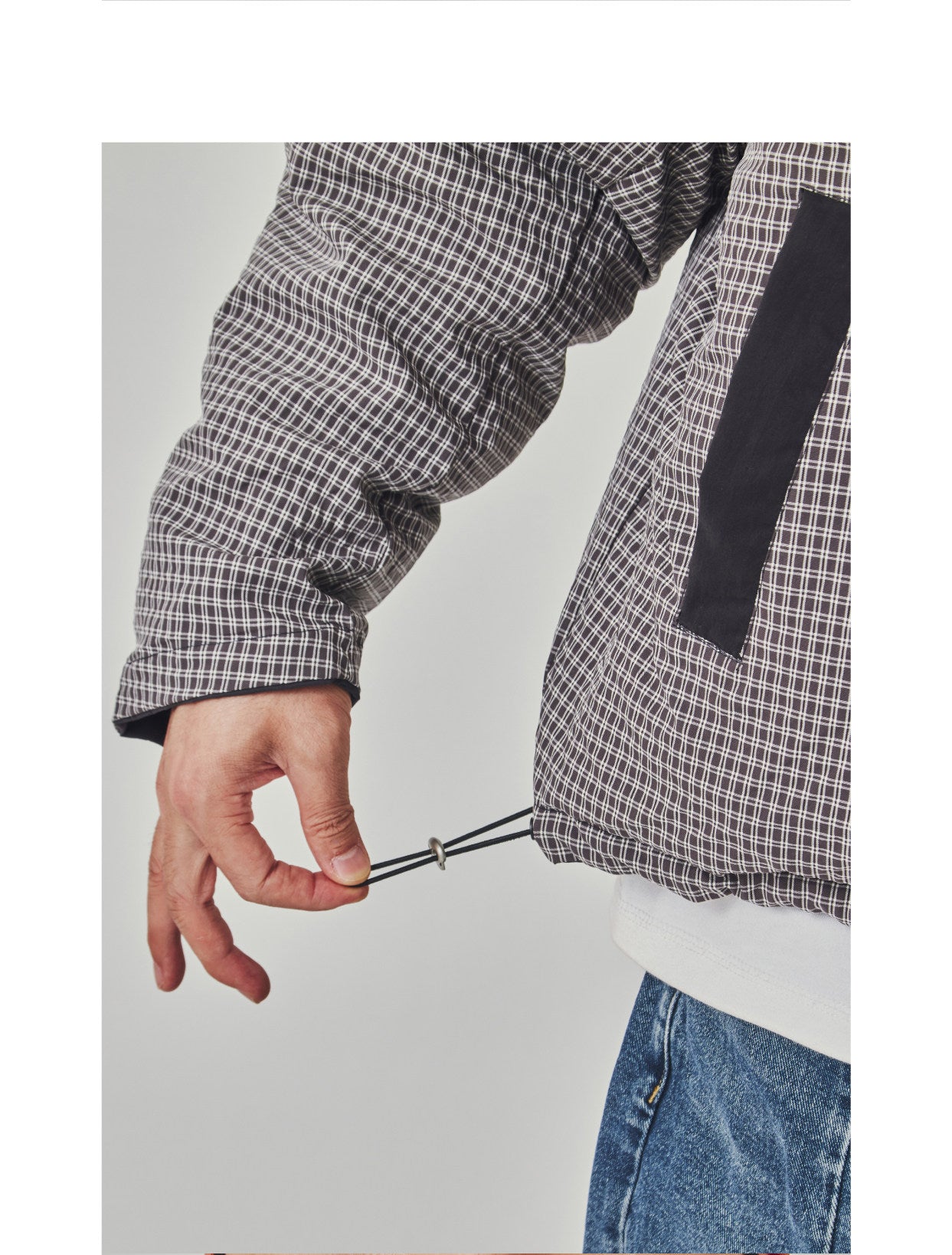 Reversible Plaid Cotton Jacket - Thick Double-Sided Multi-Pocket Coat (Men)