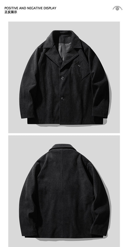 Belgium High-End Japanese Style Blazer - Notched Lapel Casual Suit 2025 (Men)