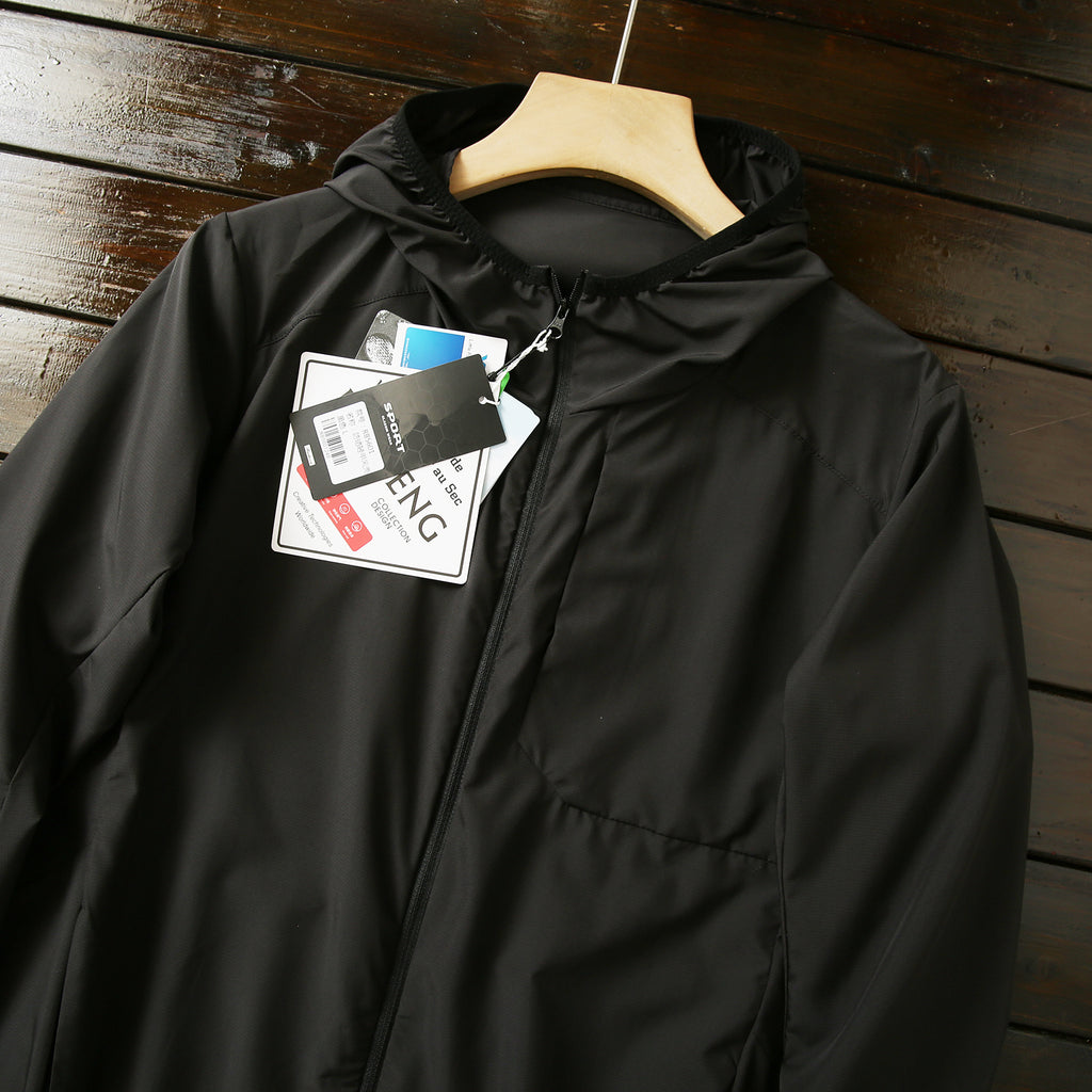 Lightweight and Non-Stuffy Ice Feel Sun Protection Jacket Outdoor Sports Unisex Spring Summer Breathable Skin Jacket Thin Coat