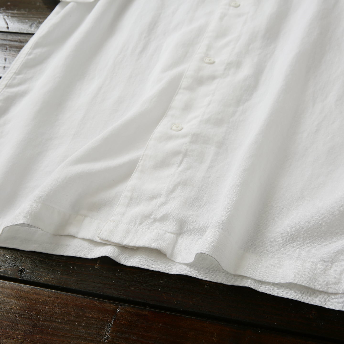 Cool Antibacterial Linen/Lyocell Men's Summer Turn-down Collar Loose Casual Short Sleeve Shirt Top