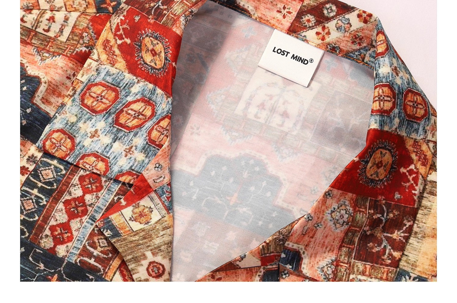 Made Zoo 25SS Patchwork Cuban Collar Shirt – Thin Loose Unisex Summer Piece