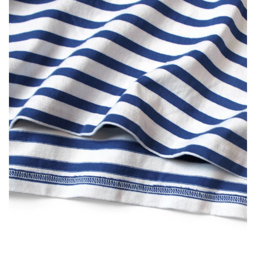 Japanese Leisure Navy Style Fun Printing Loose round Neck Short Sleeve T-shirt