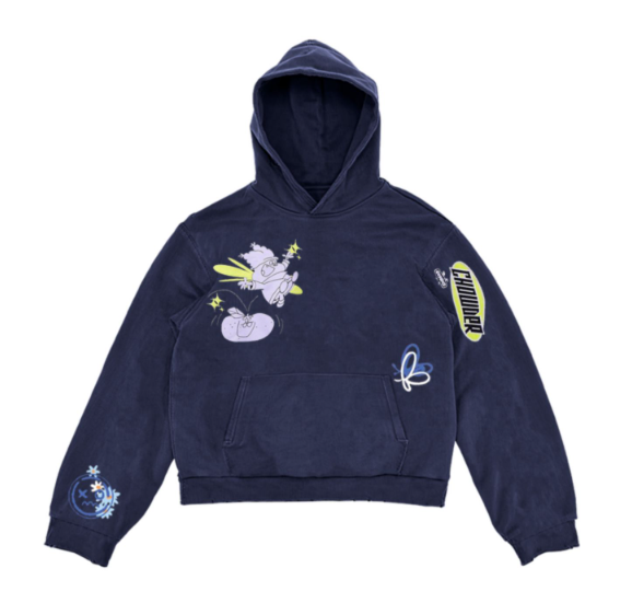 Heavyweight American Vintage Creative Hoodie – Trendy Loose Fit Streetwear for Men