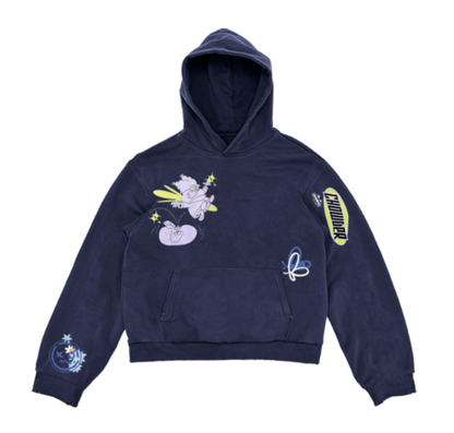 Heavyweight American Vintage Creative Hoodie – Trendy Loose Fit Streetwear for Men