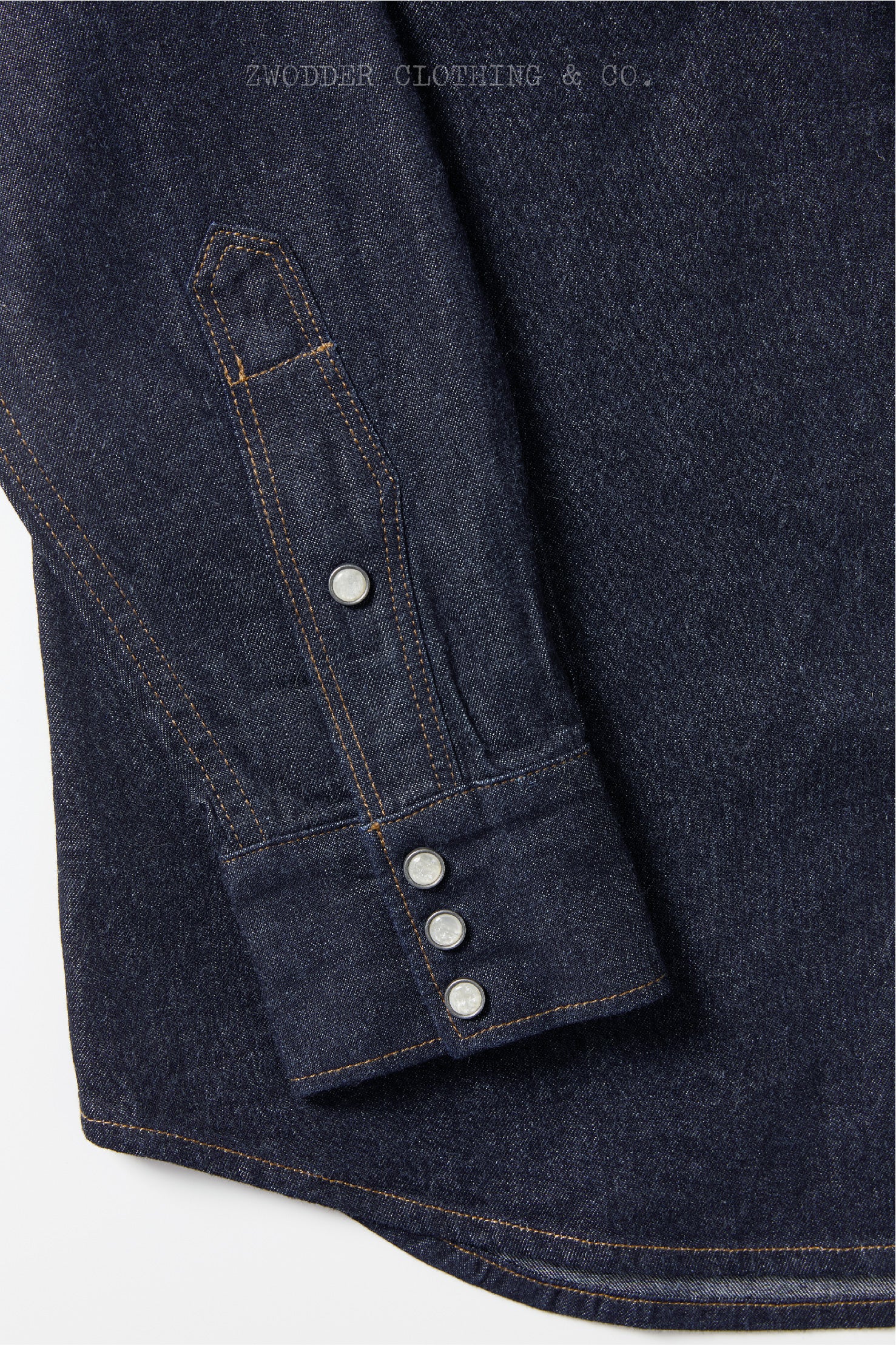 Zwodder Patchwork Leather & Denim Long-Sleeve Shirt – Vintage Americana Style