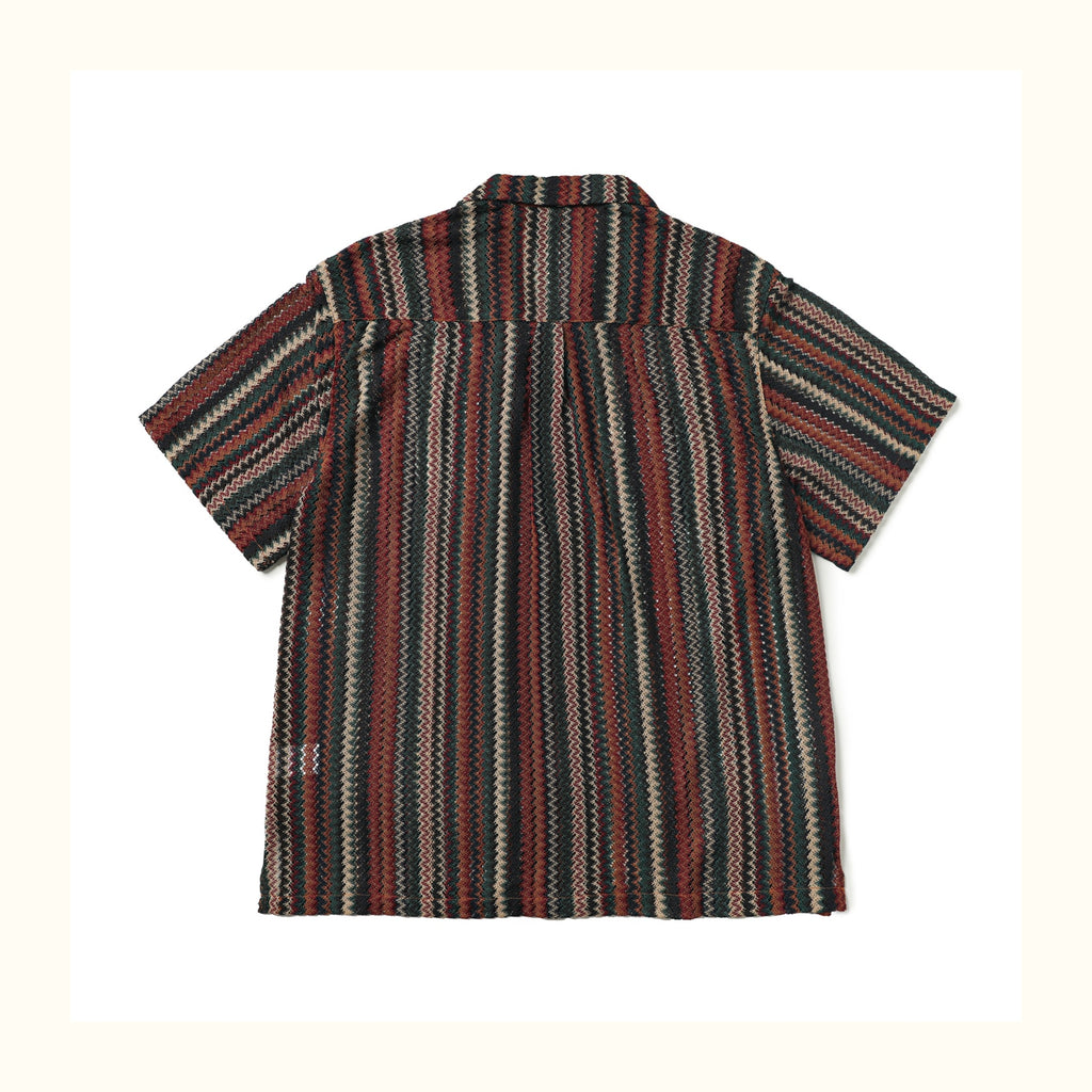 Loose Fit Japanese Style Summer Breathable Hollow Out Casual Shirt