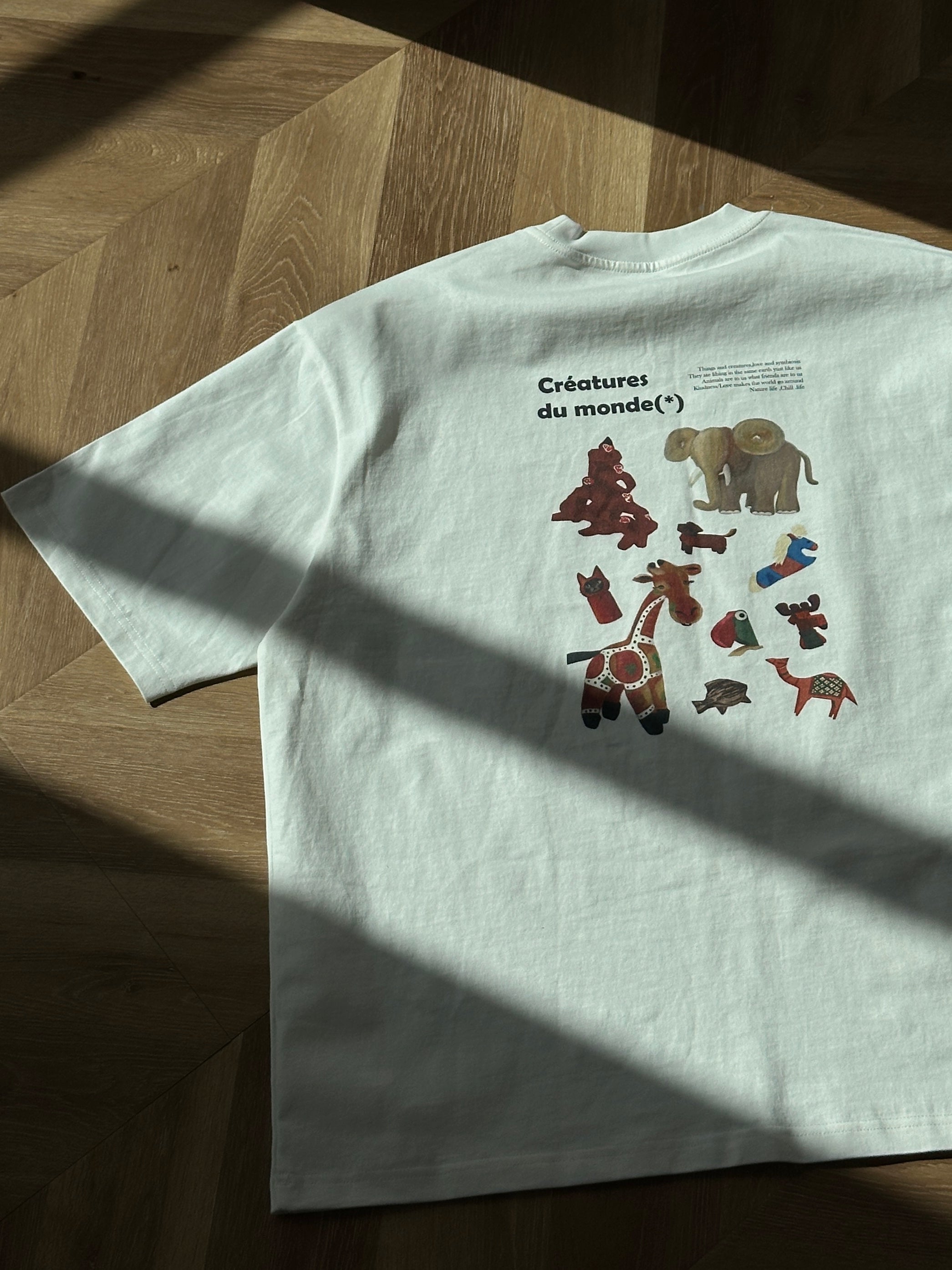 Animal Nature Life Theme Loose Fit Short Sleeve T-Shirt