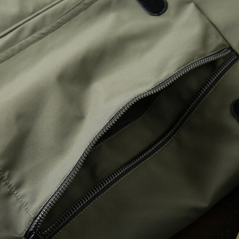 Men's Winter Outdoor 700 Fill Power Down Jacket - Windproof Waterproof Hooded Mid-Length Cold-Resistant Coat