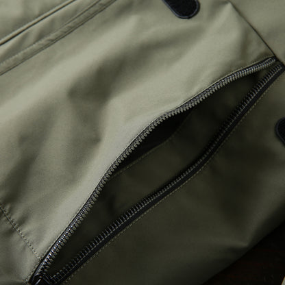 Men's Winter Outdoor 700 Fill Power Down Jacket - Windproof Waterproof Hooded Mid-Length Cold-Resistant Coat