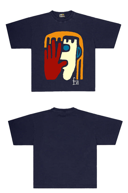 All-Nature Artist Abstract Tee – Unisex Short-Sleeve Hip-Hop High Street Fashion