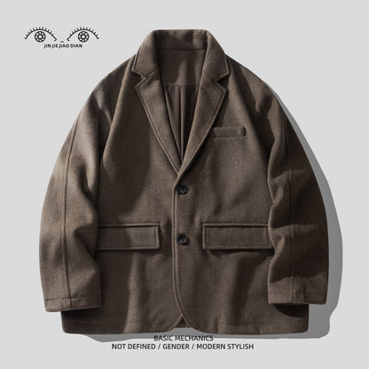 Belgium High-End Japanese Style Blazer - Notched Lapel Casual Suit 2025 (Men)