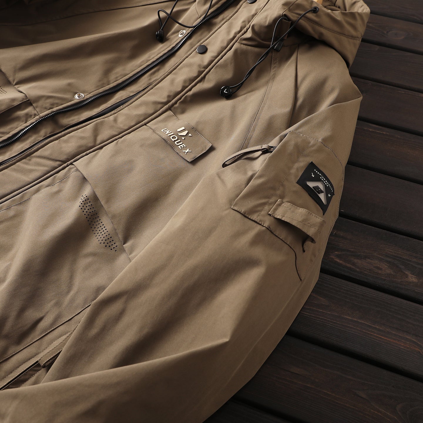 Men's Plus Size Cold-Resistant Hooded Cotton Jacket - Winter Thickened Windproof Warm Export Overstock Workwear Coat