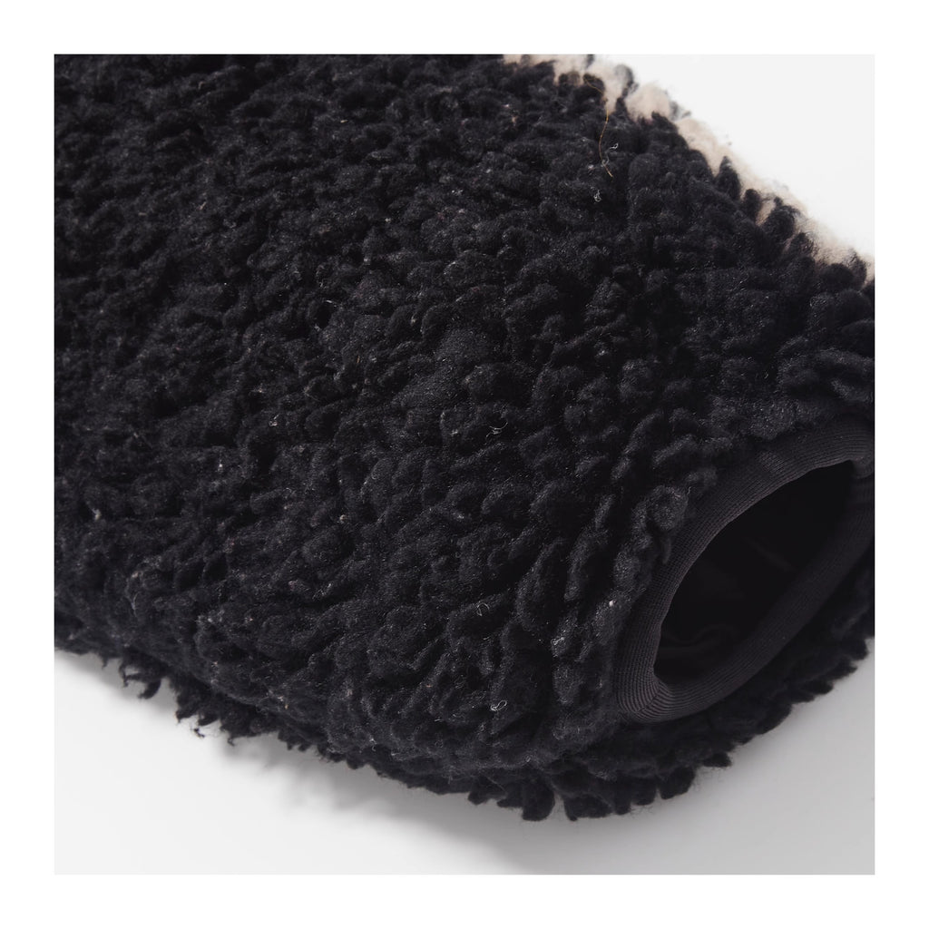 Reversible Lamb-Wool & Fleece Half-Turtleneck Jacket – KAPITAL 25AW (Unisex)