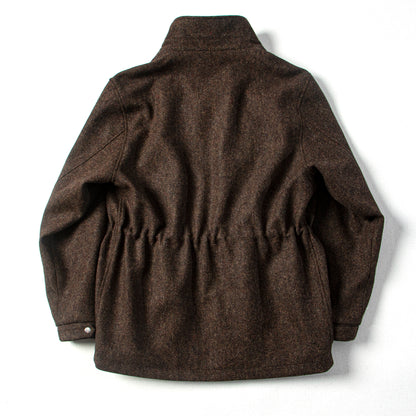 Wool Blend Safari Jacket – Drawstring Waist | Yamalinclothes