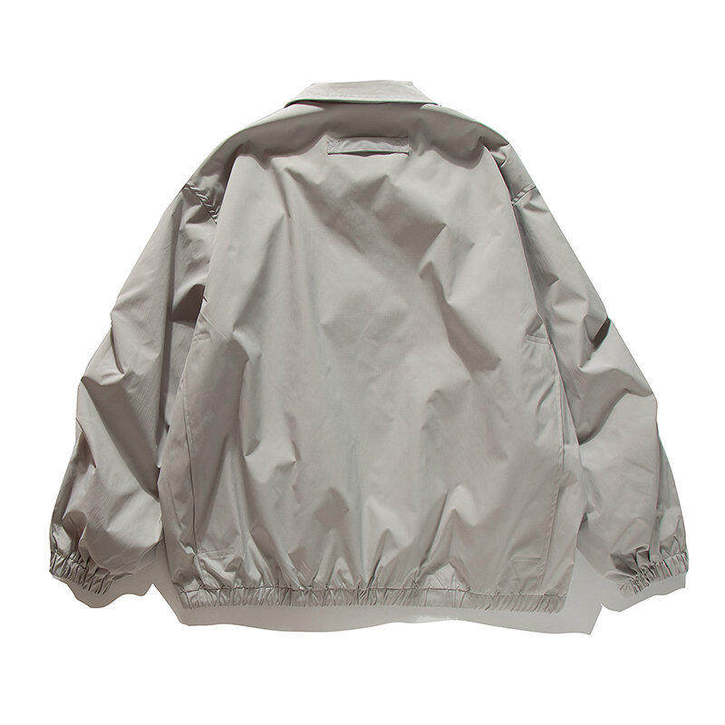 Coach Jacket – Snap Front & Drawstring Hem | Yamalinclothes
