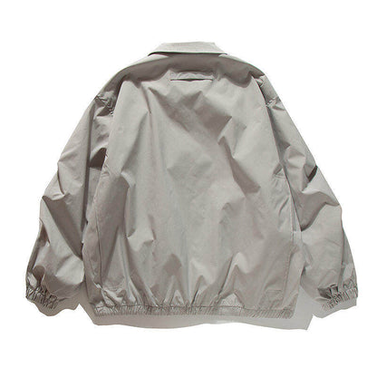 Coach Jacket – Snap Front & Drawstring Hem | Yamalinclothes