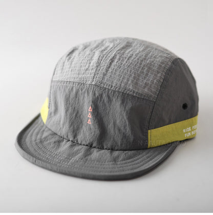 Quick-Dry Color-Block Short Brim Cap – Letter Print Sporty Unisex – cap | japanese streetwear | vintage workwear | unisex | Yamalinclothes