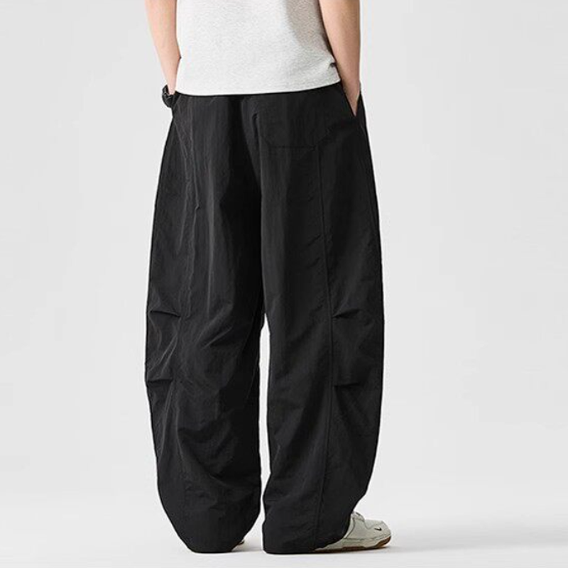 Lightweight Quick-Dry Wide-Leg Straight Pants – Loose Retro Casual Summer Unisex