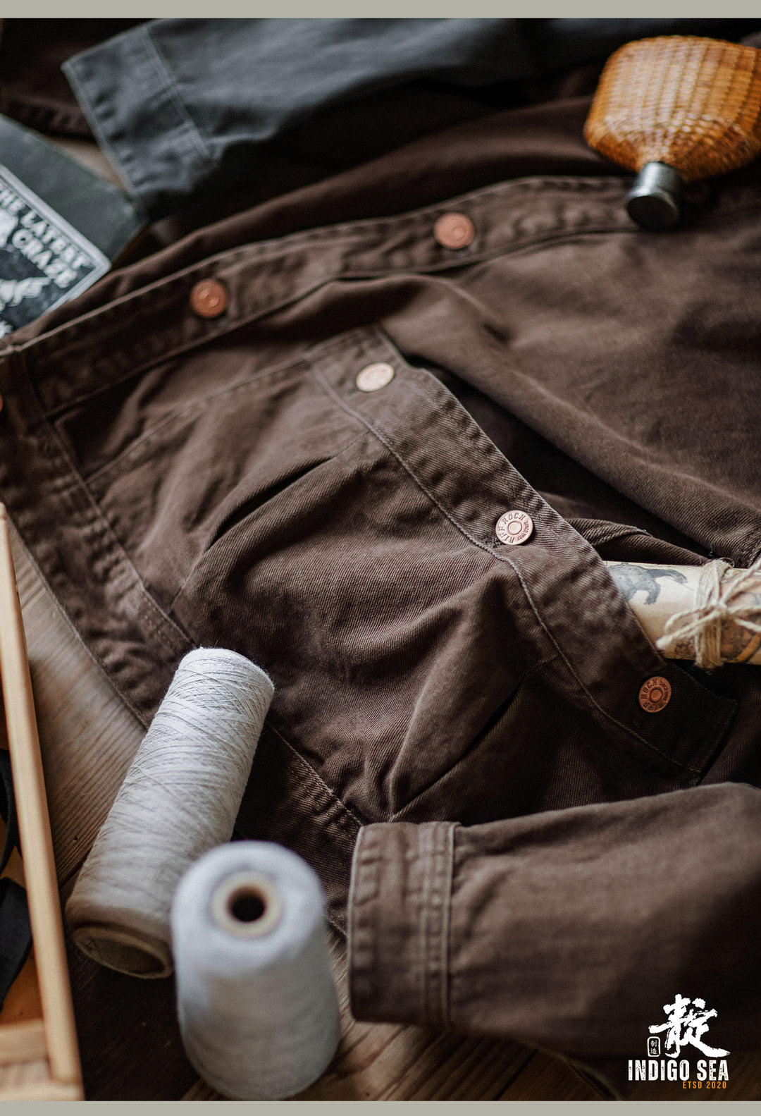 Washed Distressed Cargo Lapel Cotton Jacket – Vintage Loose Unisex